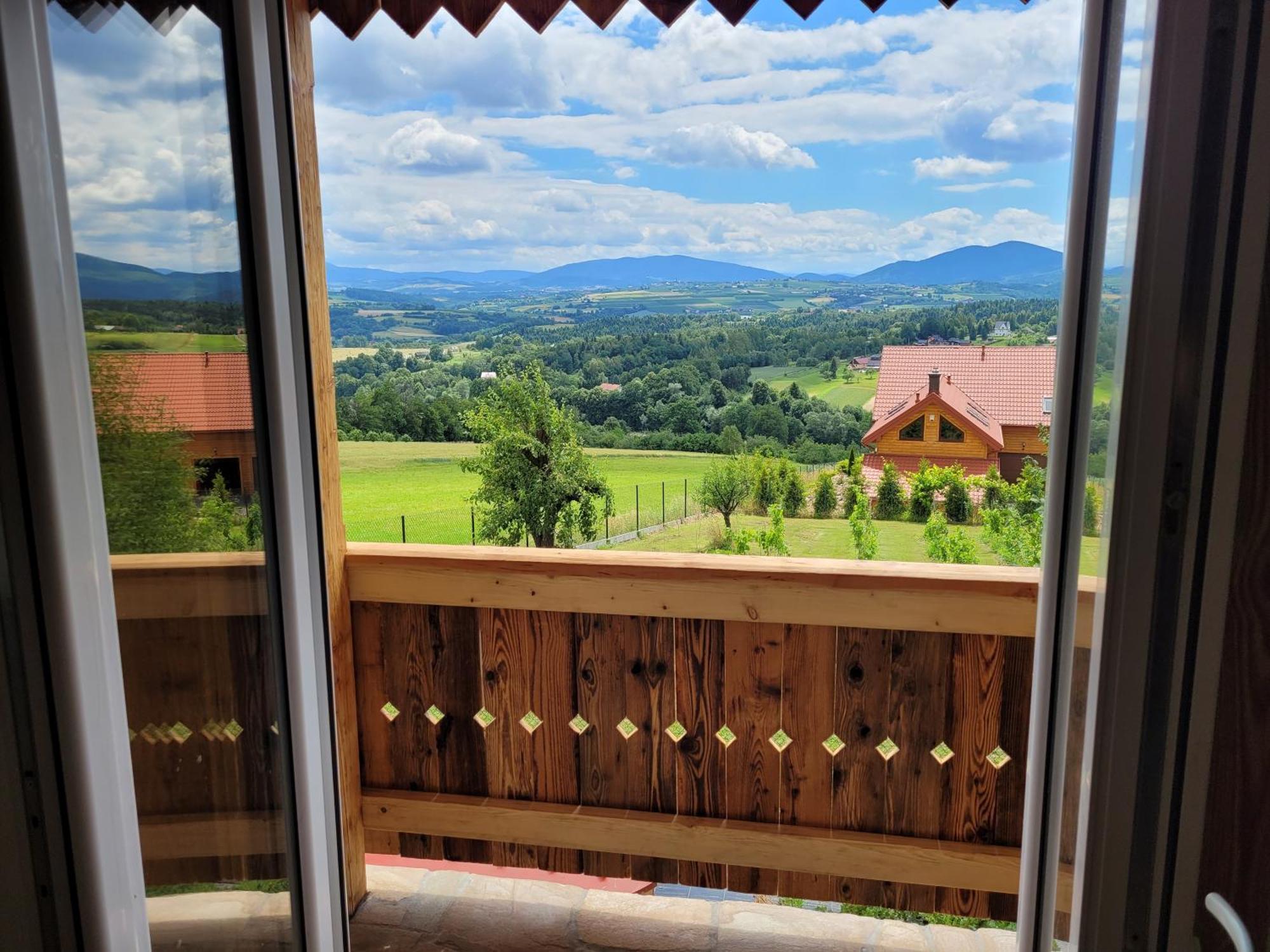 Fantastic View Vineyard Beskid Mountains Gruszow  Chambre photo