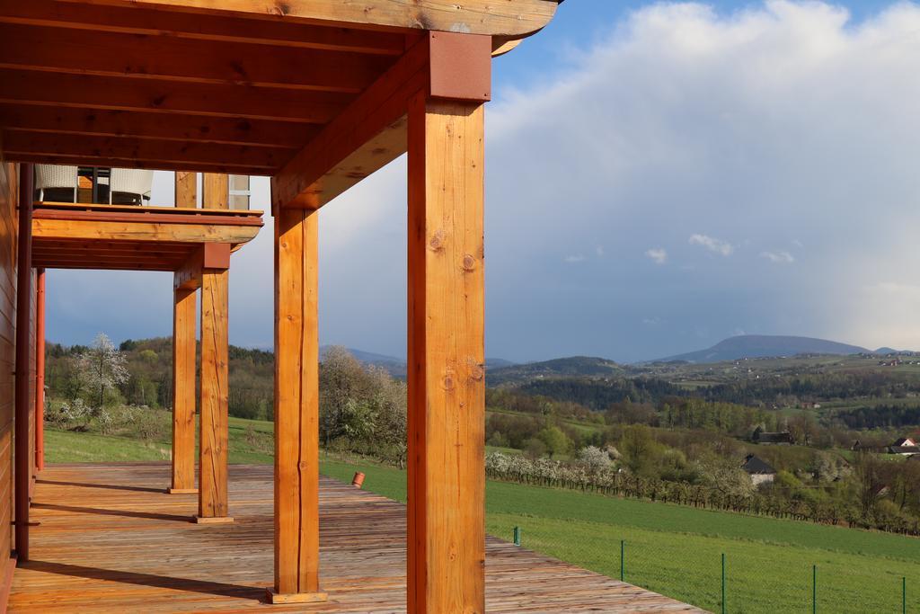 Fantastic View Vineyard Beskid Mountains Gruszow  Extérieur photo